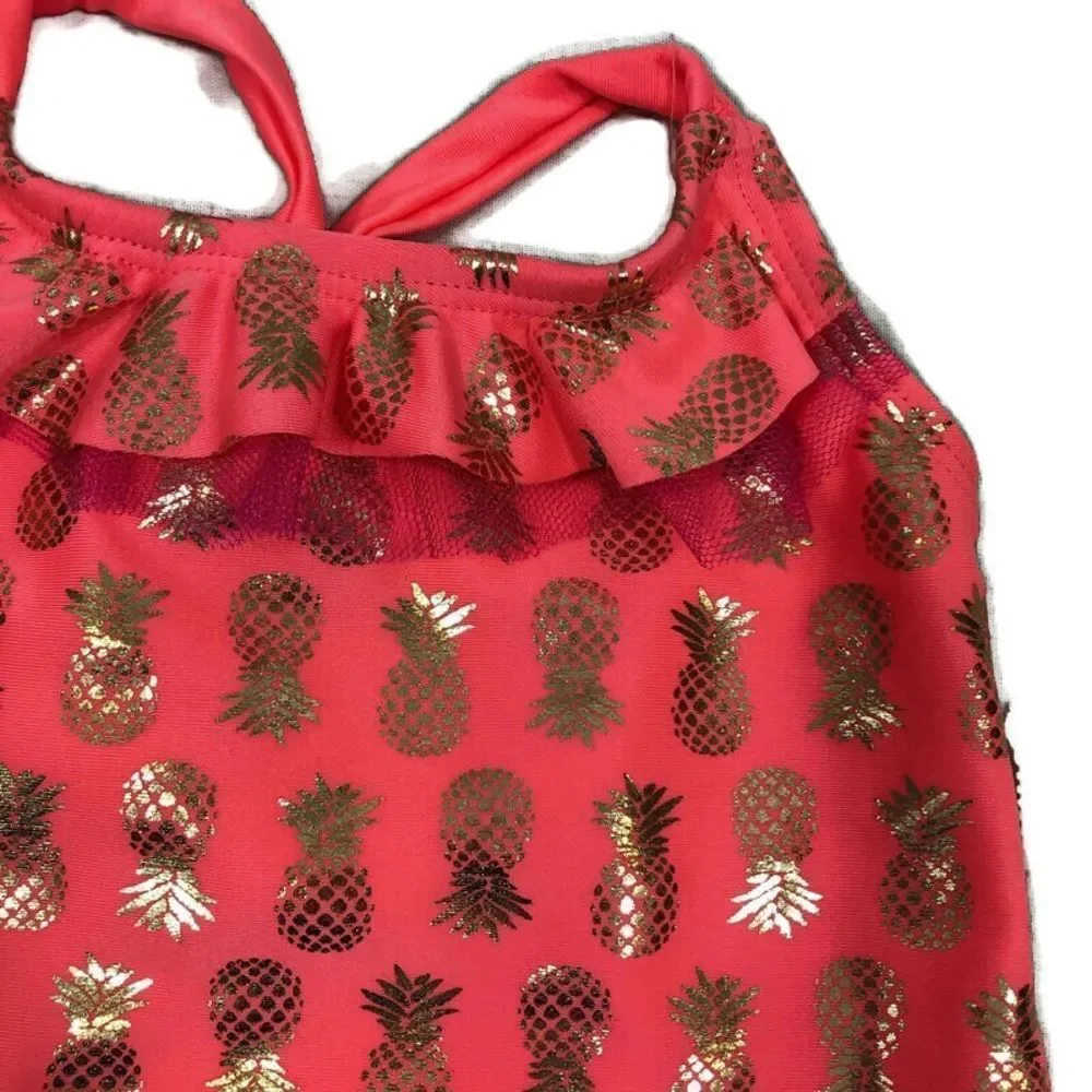 Brand New Pineapple Bikini Top Size‎ 18 MO